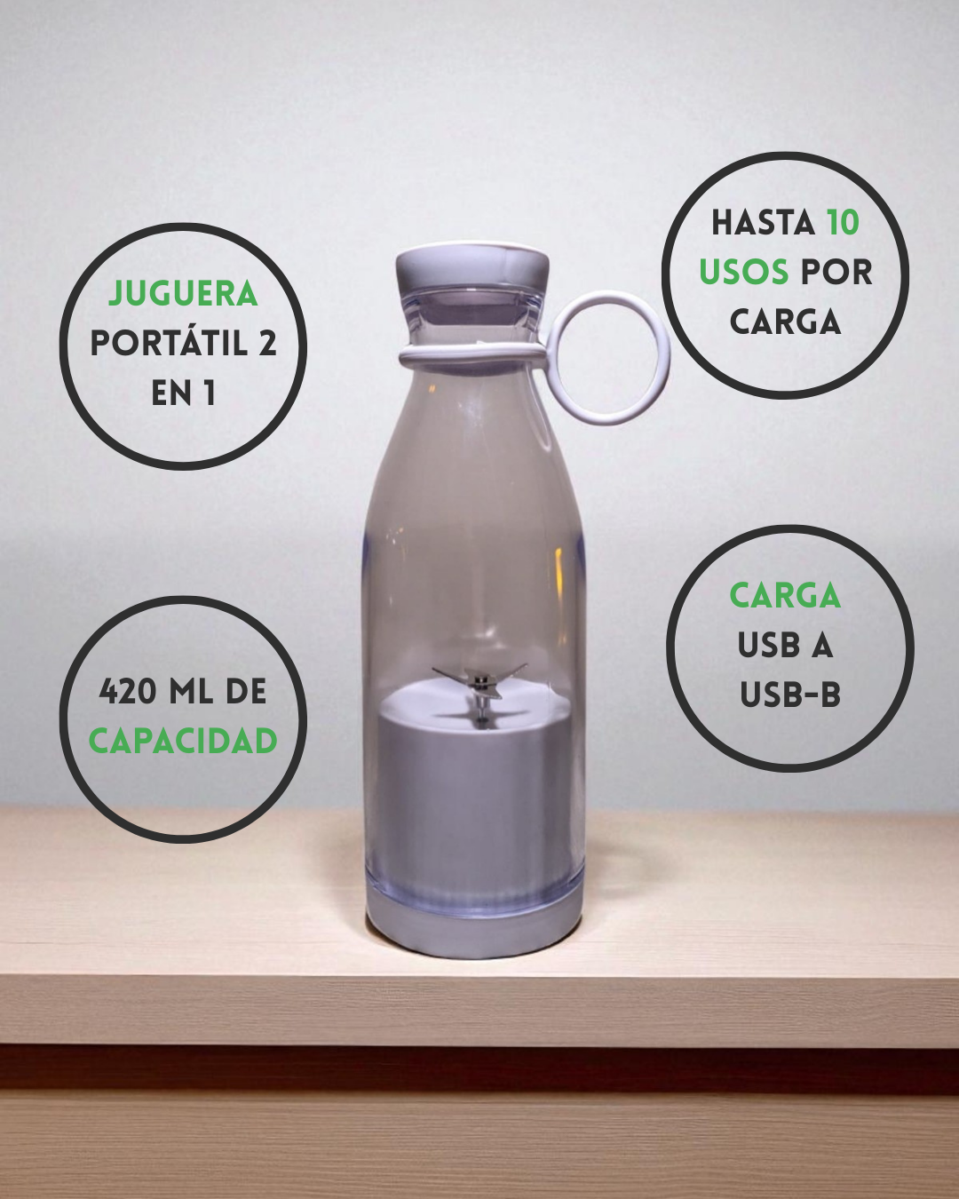 Botella Fit Mix&Go